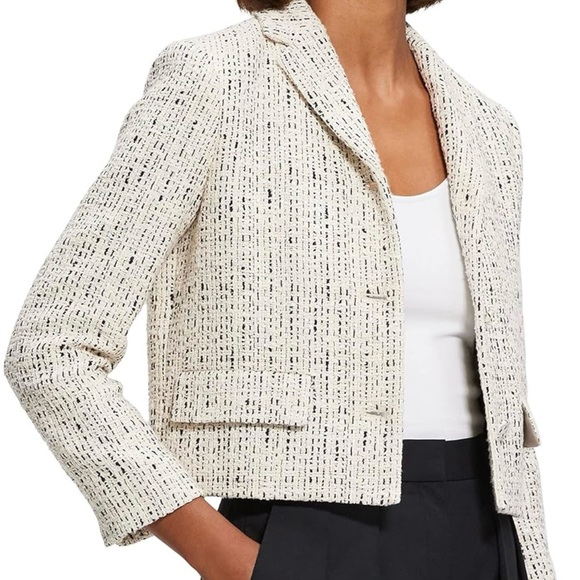 NWT Theory Cropped Tweed Jacket - Picture 2 of 7